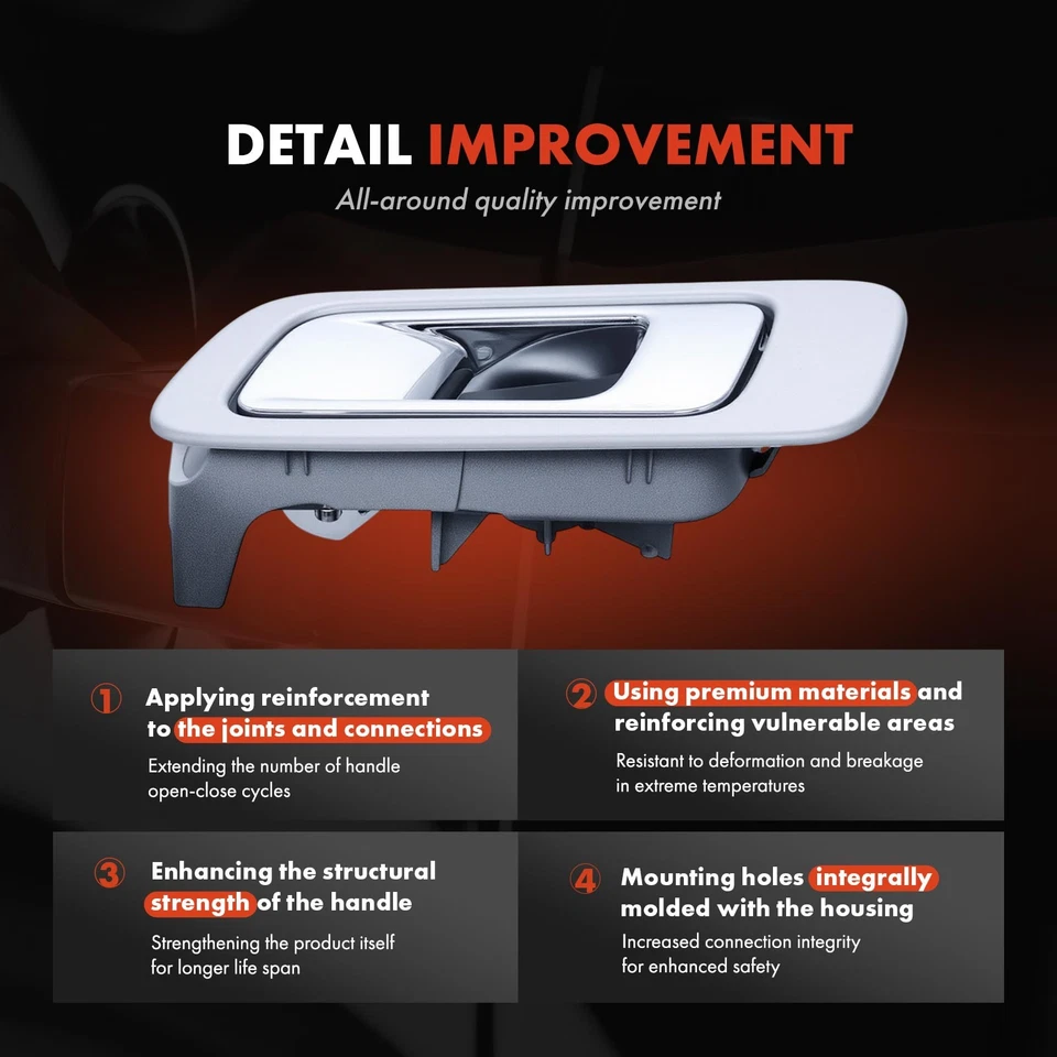 Maçaneta interna traseira esquerda para Ford Explorer Police Interceptor Utility - Imagem 4 de 4