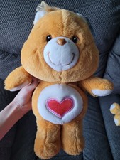 Care Bear Carlton Cards 20th Anniversary Tenderheart EUC 15" Plush