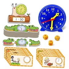 Clock for Kids, Learning Clock Analog Clock Telling Time Teaching Homeschool