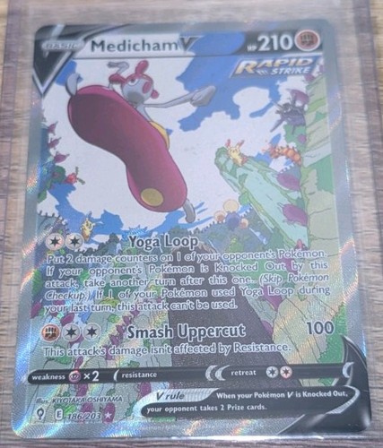 MEDICHAM V - Ultra Rare - EVOLVING SKIES - 186/203 - Pokemon Card - NM