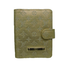 Louis Vuitton Mini Agenda Cover Monogram Shine Gold R20891 w/ Ballpoint Pen