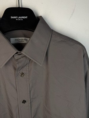 2006 YSL Shirt Rive Gauche M Size Overshirt Yves Saint Laurent Made In Italy