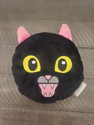 Frisco 6'' Black Cat Head Angry Better Pet Goods Squeaks Dog Toy