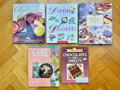 5 Schokoladen-, Desserts- & Tortendekorationsbücher