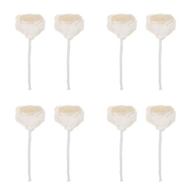 Set of 4 Blumenparfüm-diffusor Für Ätherische Öle Duftstäbchen Aus Baumwolle