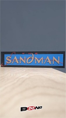 The Sandman comic book logo display Beena Studio