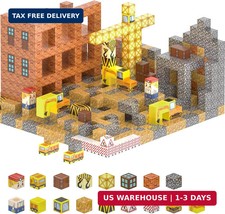 Magnetic Building Blocks for Kids, Magnetic Tiles Build Cubes Game, 100PCS STEM