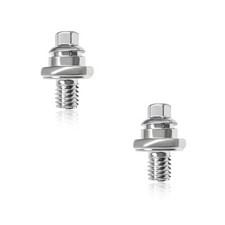 2 PCS Side Post Battery Terminal Bolts, 3/8-16 Stud Thread Extender Screw for...