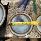 Set Of 3 Bowls 2 Plates and 2 Smaller Plates Stone Wear Signed By Russ Perfect — photo 4