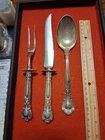 New ListingCHANTILLY by Gorham,Sterling Silver, Cutlery Set & Serving Spoon, Monogrammed