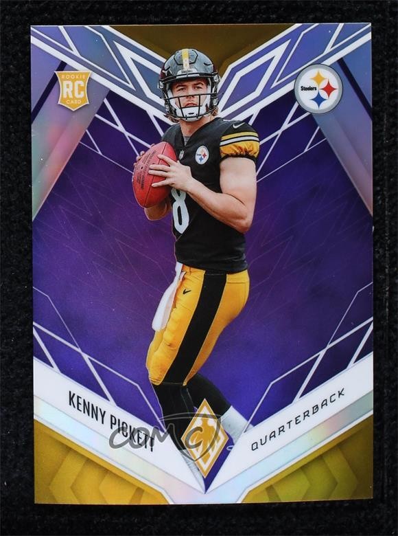 2022 Panini Phoenix Rookies Purple 71/125 Kenny Pickett #101 Rookie RC m5e