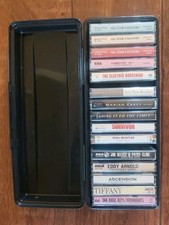 Vintage ALPHA Cassette Hard Plastic Storage Case Holds 15-24 PLUS 15 CASSETTES