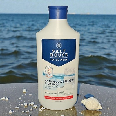 Salthouse Totes Meer Haarverlust Haar Ausfall Mineral Coffein Pflege Shampoo Tip