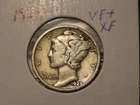 1929 MERCURY DIME VF + XF POPULAR DATE SHIPS FREE