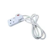 Image of CED 2-Way White Extension Lead CEDTS2213M