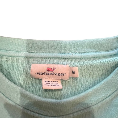 Vineyard Vines mehrfarbig blau Batik Rundhalsausschnitt Sweatshirt Damen Medium - Bild 2 von 5