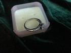 .925 STERLING SILVER DIAMONIQUE RING,DQCZ PRINCESS SQUARE Cut,SZ-9 3/4    R27 — photo 7