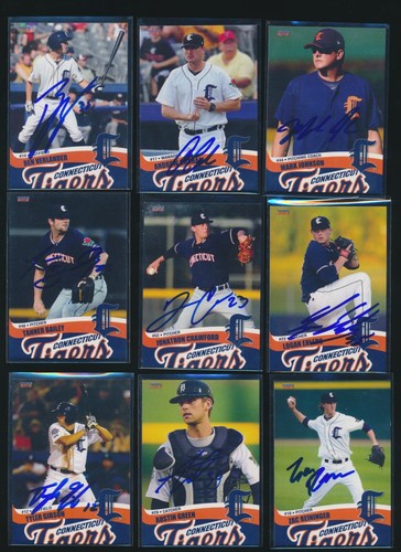 2013 "CONNECTICUT TIGERS" -Gruppe von (11) *ALLE HANDSIGNIERT* mit BEN VERLANDER - Bild 1 von 3