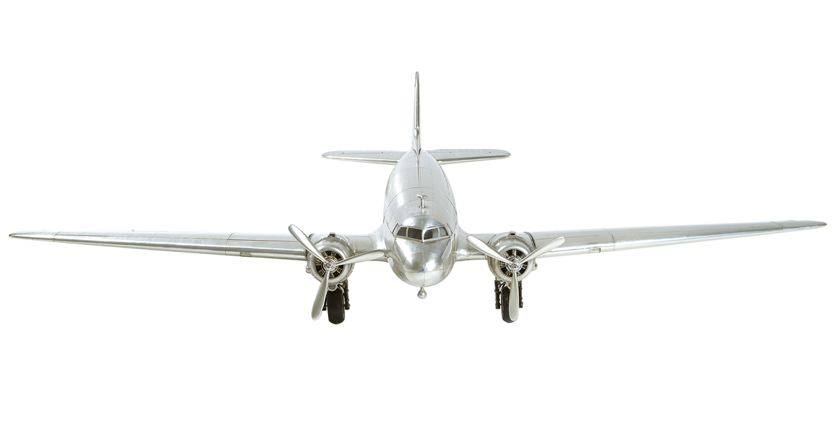 Dakota DC 3 1930s Airliner Airplane Aluminum Model 27