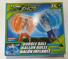 *Damaged Box* Zuru X Shot Bubble Ball - 4ft Inflatable Wearable Ball - Blue New!