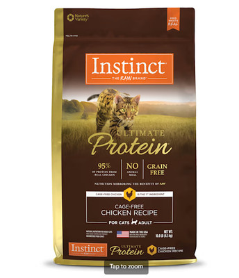 Ultimate Protein Grain Free Cage Free Chicken Recipe Natural Dry Cat Food 10 lbs