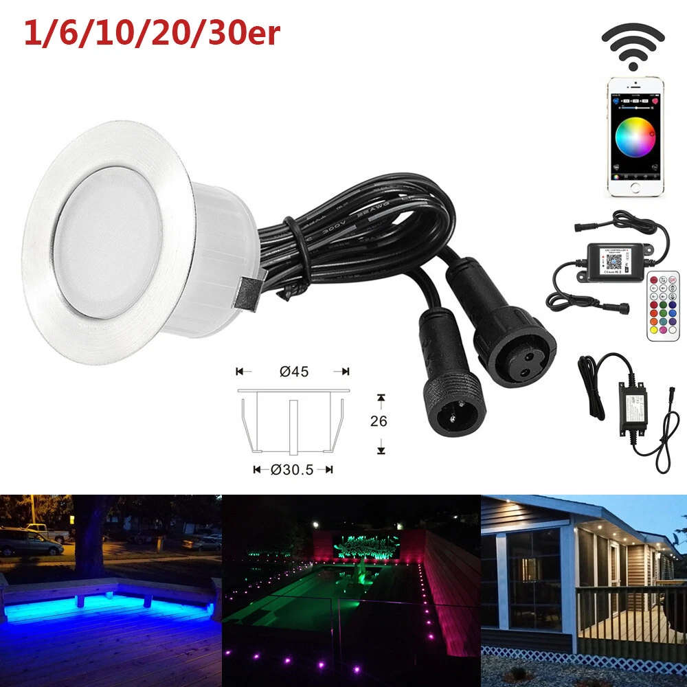 20 colour changing decking lights online