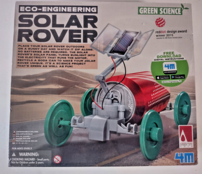 4M Eco-Engineering Green Science Solar Rover Project Kit Red Dot Design Winner!