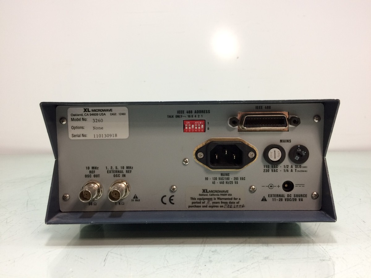 XL Microwave 3260 10 Hz - 26.5 GHz Frequency Counter | eBay