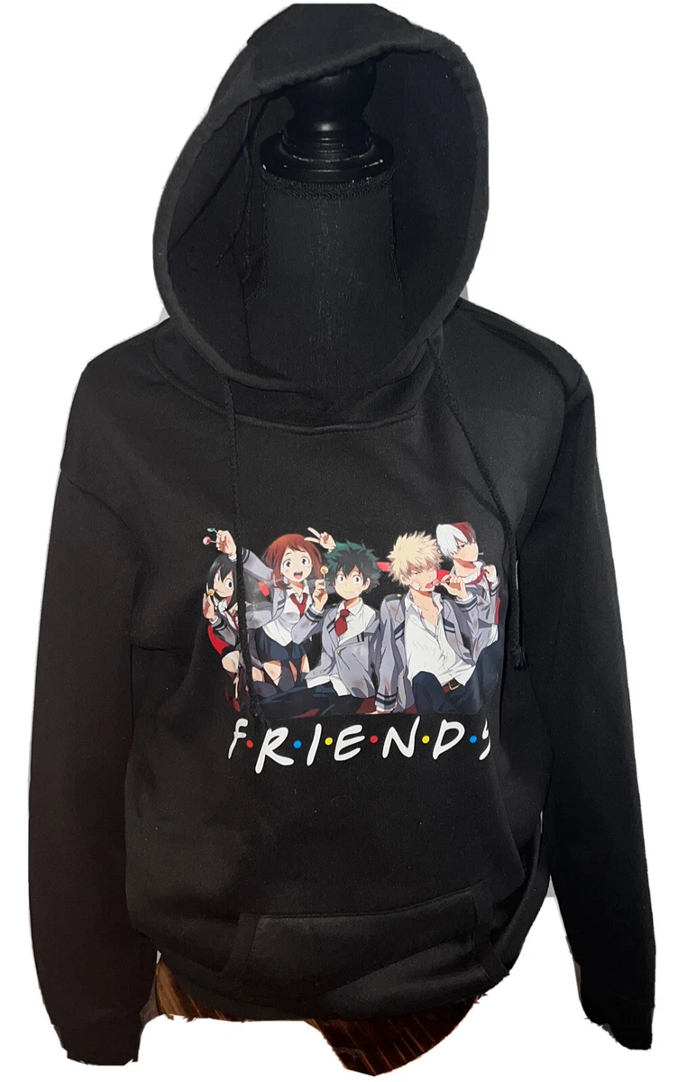My Hero Academia Friends Hoodie Pullover Long Sleeve Printed Sweatshirt Unisex S