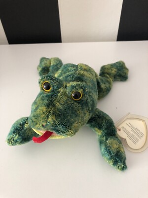 HH- Ty Beanie Baby: Croaks die Kröte