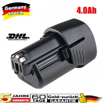 4.8Ah 10.8V/12V Lithium-Ion Akku für Bosch BAT411 BAT412 BAT411A GSA GSR GDR GSB