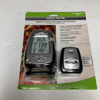 Acurite Wireless Cooking & BBQ Thermometer with Pager Brand New In Package 