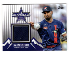 MARCUS SEMIEN 2021 TOPPS BASEBALL UPDATE SERIES ALL-STAR GAME JERSEY RELIC