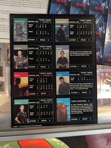 ALIENS Game in Box & The Expansion Set by Leading Edge Games HTF RPG Board Game - Picture 15 of 23