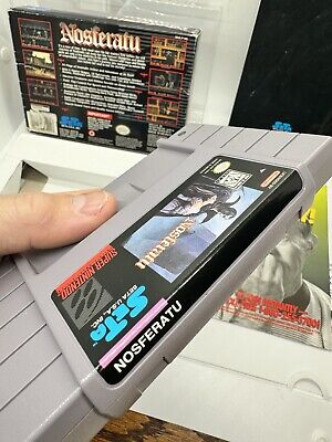 Nosferatu Super Nintendo SNES Complete CIB Great Cart And Nosferatu Super Nintendo SNES Complete CIB Great Cart And