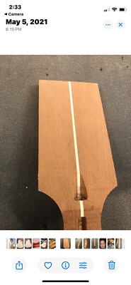 Walnut Flamed maple Stripe 25.4 Dovetail Neck With Neckblock