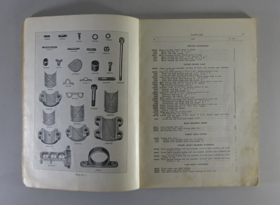 Catalogo Parti Buick Serie HX + KX 6-44 / 6-45 / 6-49 dal 01/1920 - Immagine 2 di 4
