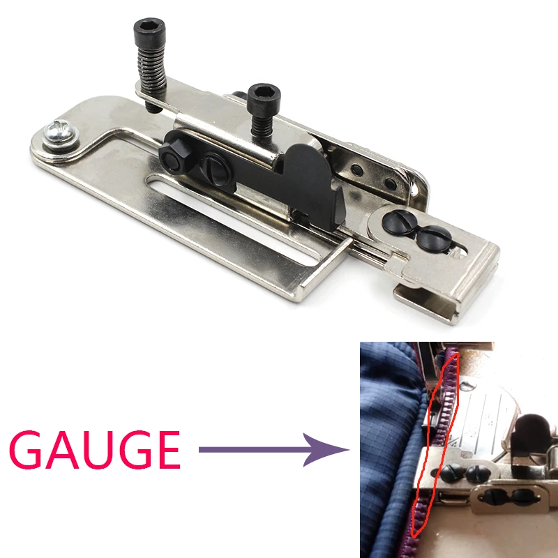 Zipper Clip Gauge Set Seam Guide For Industrial Sewing Machine