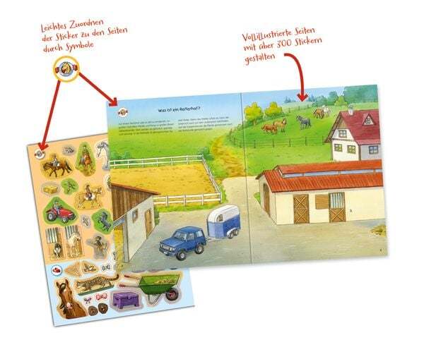 Thumbnail - Wieso? Weshalb? Warum? Stickerheft: Pferde