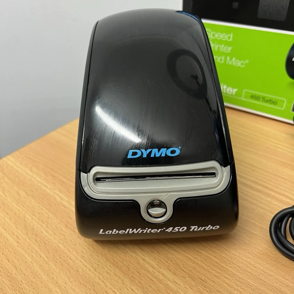 DYMO LabelWriter 450 Thermal Label Printer + 2 x BRAND NEW ROLLS - Image 2 of 3