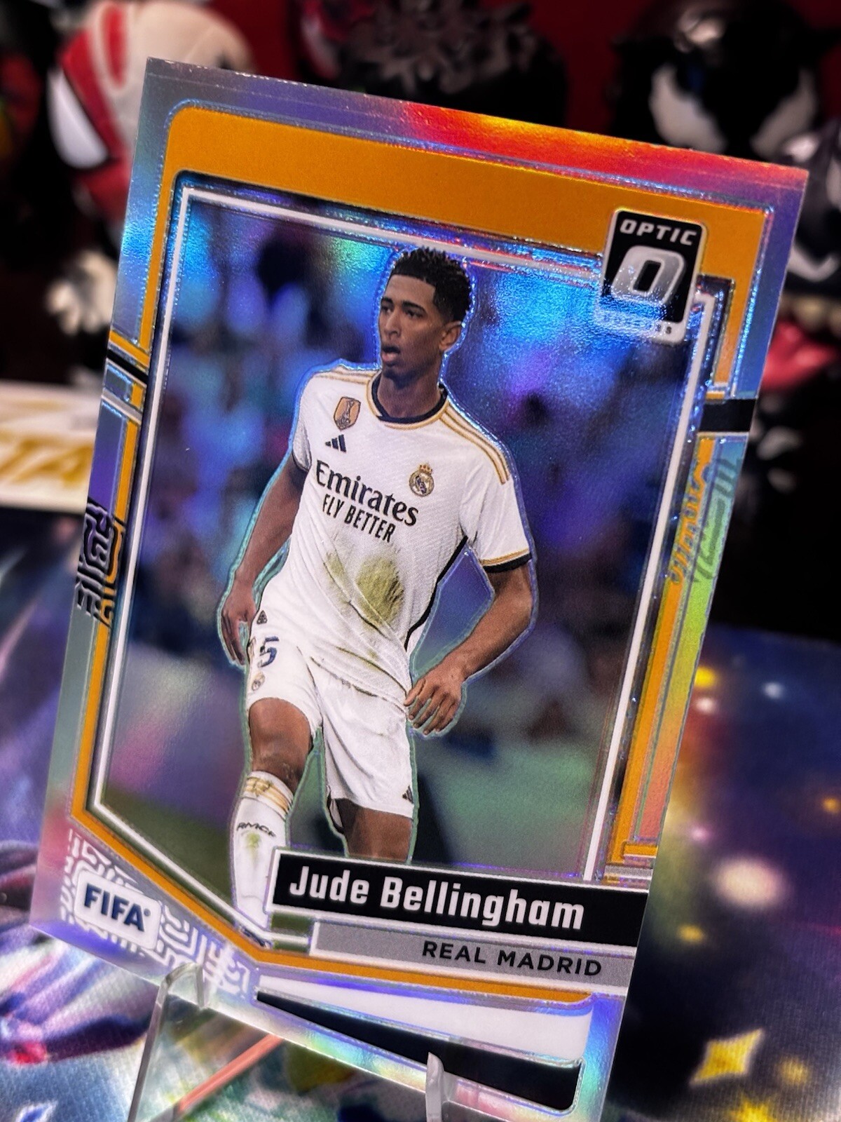 Jude Bellingham 2023-24 Panini Donruss Soccer #120 Optic Holo Prizm Real Madrid