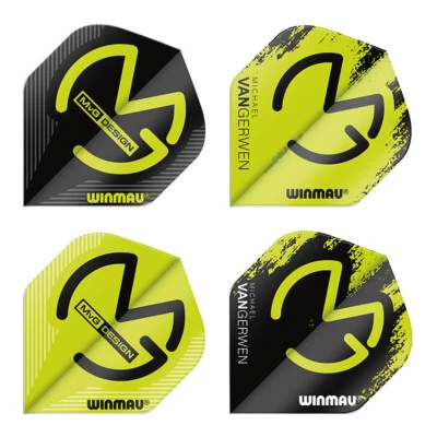 WINMAU DARTBOARD COMPANY LTD Winmau Mega Standard MVG Michael van Gerwen Dart Flight in verschiedenen Designs