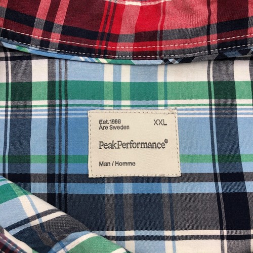 PEAK PERFORMANCE Men Phil Casual Formal Short Sleeve Shirt Size 2XL - Picture 4 of 8