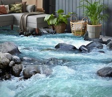 3D River Stones 14559NA Floor WallPaper Murals Wall Print 5D AJ WALLPAPER AU Fay