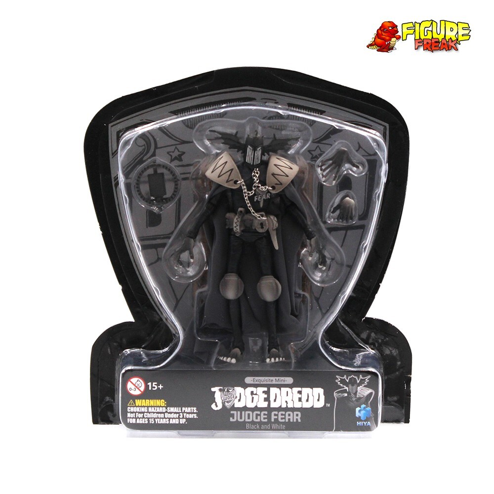 Hiya Toys Judge Dredd Black & White Judge Fear 4.25