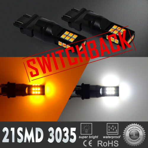 LED Switchback Front Turn Signal Light Bulb For 1999-2010 Jeep Grand Cherokee 2x - Picture 1 of 12