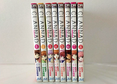 CLANNAD Japanese 1-8 Complete Full set Comics Manga