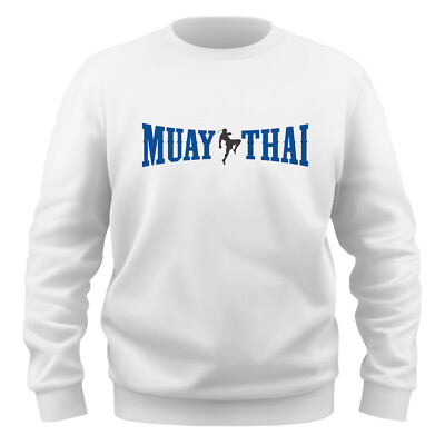 FISTFULL  Herren Sweatshirt ''Muay Thai'' Pulli Pullover Thaiboxen MMA Kickboxen