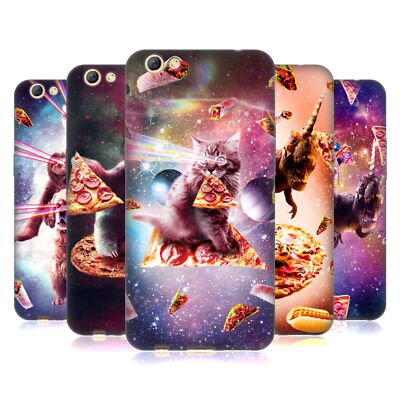 OFFIZIELLE RANDOM GALAXY RAUM PIZZA FAHRT SOFT GEL HANDYHÜLLE FÜR OPPO HANDYS