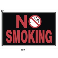 Hillman  8" x 12" No Smoking Sign